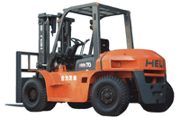 Heli 7T Engine Powered Forklift Trucks CPCD70-W2