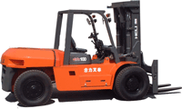 Heli 10T Engine Powered Forklift Trucks CPCD100-W4