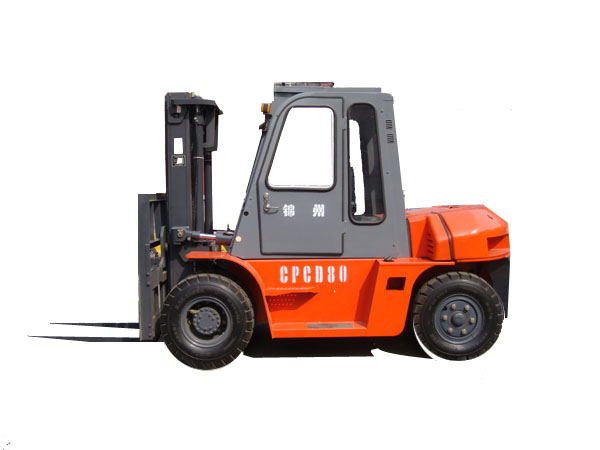 Jinzhou Wanli 8T Diesel Counter Balanced Forklift CPCD80