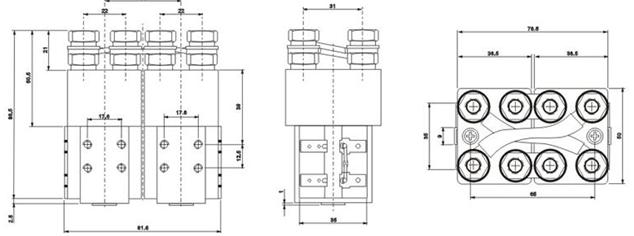 Dc Contactor ZJ100A-2T ZJ100A-2T