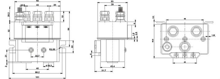 Dc Contactor ZJWTP100ADE ZJWTP100ADE