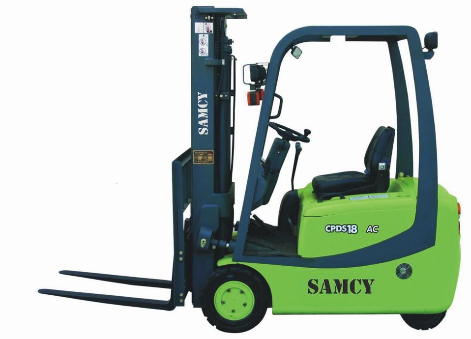 Samcy 1.8T-3-Wheel-Electric-forklift CPDS18_ForkliftNet.com