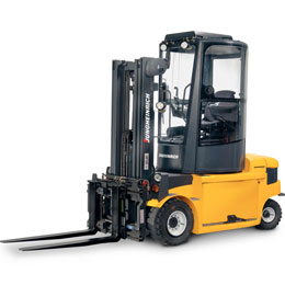 Jungheinrich Four wheel electric forklift with rotating cab (3000 kg) EFG D30