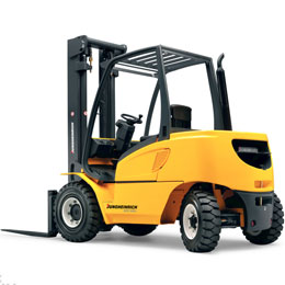 Jungheinrich Diesel and gas forklifts with hydrodynamic drive units (4000, 4500, 5000 kg) DFG/TFG 54