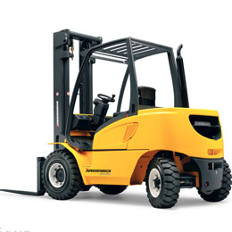 Jungheinrich Diesel and gas forklifts with hydrostatic drive units (4000, 4500, 5000 kg) DFG/TFG 540