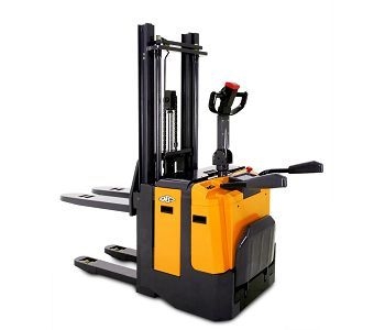 CDD14-P36 Stand-on Full Electric Stacker CDD14-P36_ForkliftNet.com
