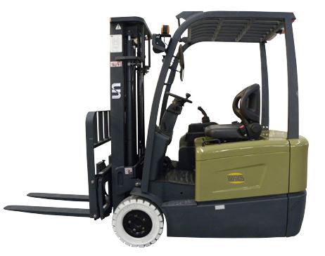 3-wheel Electric Forklift Trucks