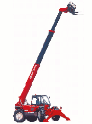 Manitou 3.3-4.5T Four Wheel Super High Telehandler Forklift MT